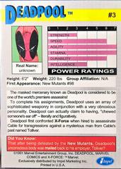 Back | Deadpool Marvel 1991 X-Force