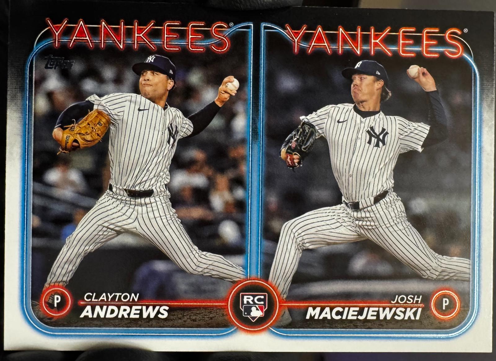 Clayton Andrews & Josh Maciejewski #US163 Baseball Cards 2024 Topps Update