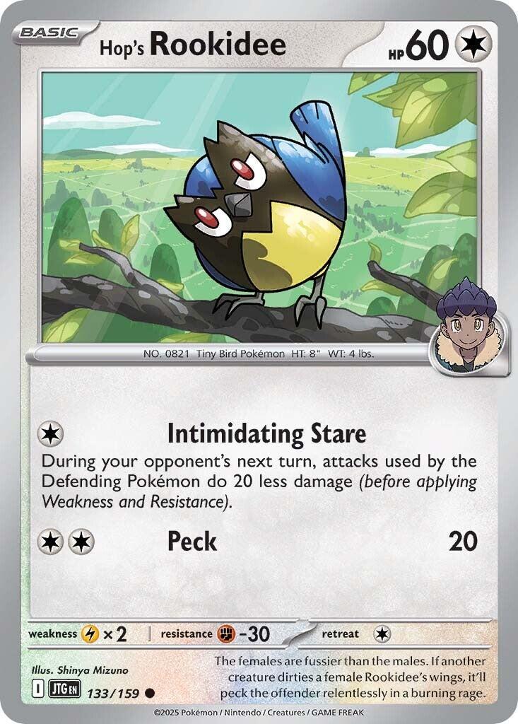 Hop's Rookidee #133 Pokemon Journey Together