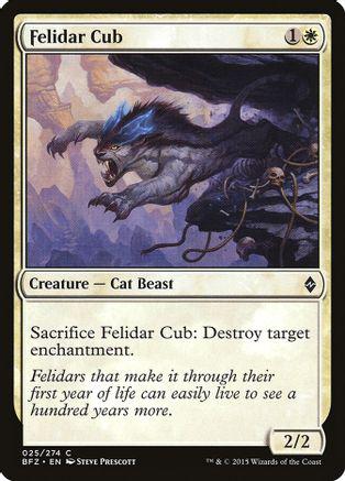 Tap to enlarge Felidar Cub – Foil, Magic Battle for Zendikar