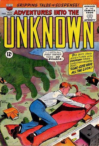 Adventures into the Unknown #134 (1962) Comic Books Adventures into the Unknown