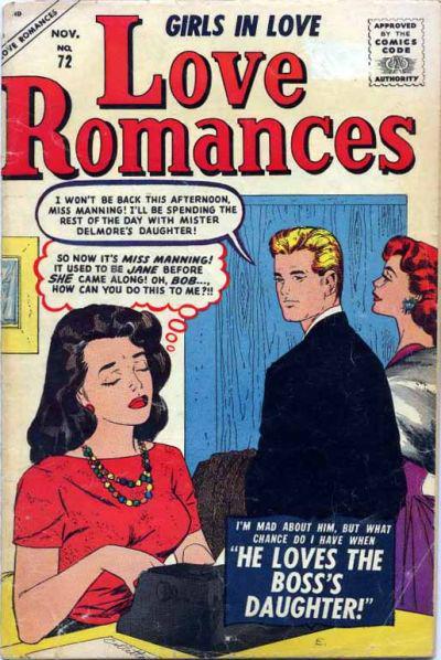 Love Romances #72 (1957) Comic Books Love Romances