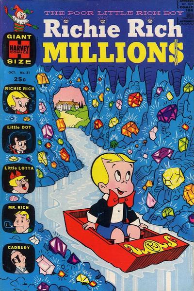 Richie Rich Millions #31 (1968) Comic Books Richie Rich Millions