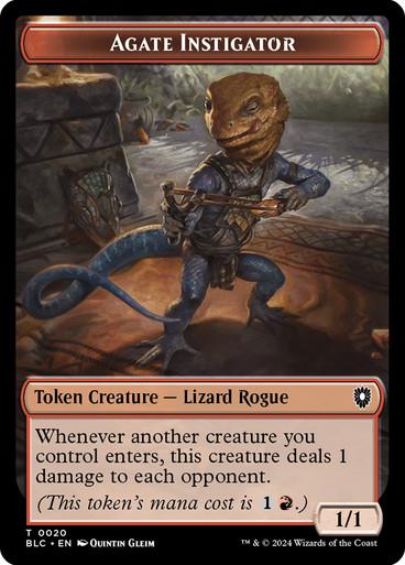 Tap to enlarge Agate Instigator // Rabbit – Token, Magic Bloomburrow Commander