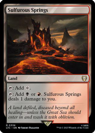 Sulfurous Springs #334 Magic Lord of the Rings Commander