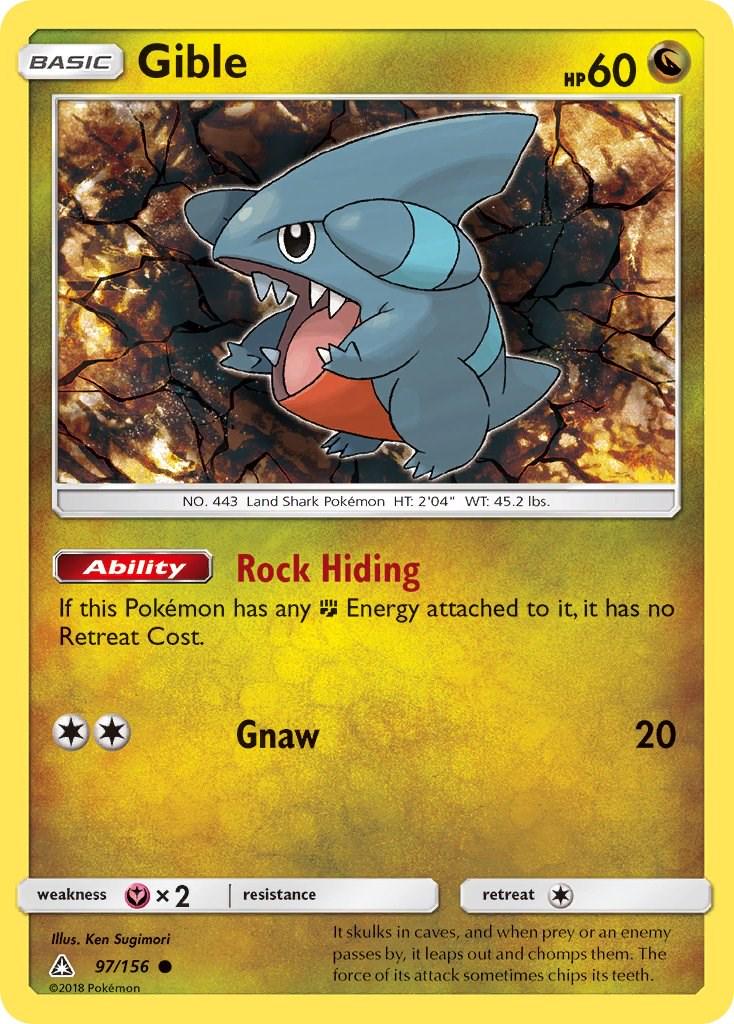 Gible #97 Pokemon Ultra Prism