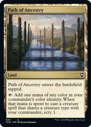 Path of Ancestry #907 Magic Commander Legends: Battle for Baldur's Gate