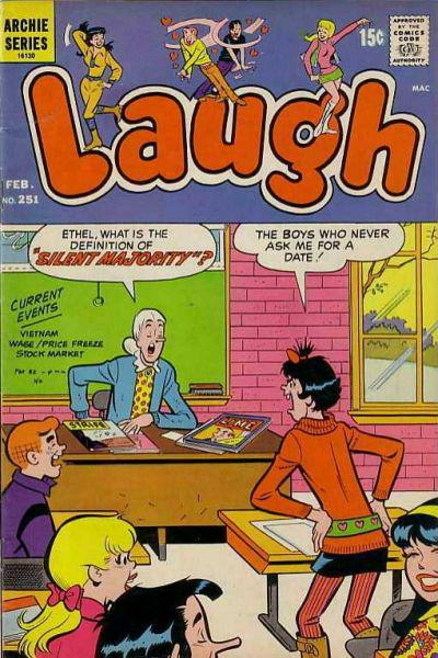 Laugh Comics #251 (1972) Comic Books Laugh Comics