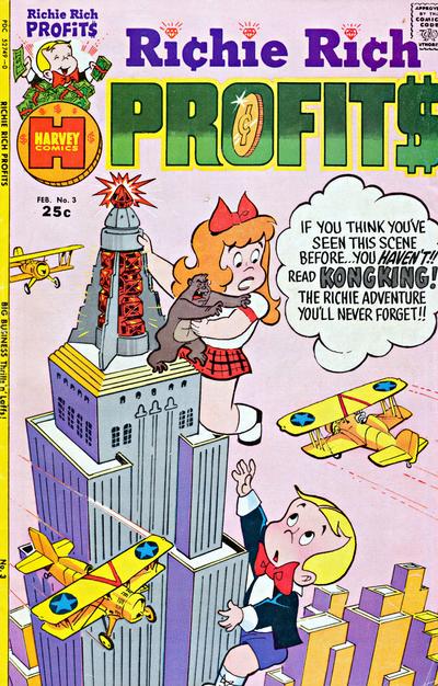 Richie Rich Profits #3 (1975) Comic Books Richie Rich Profits