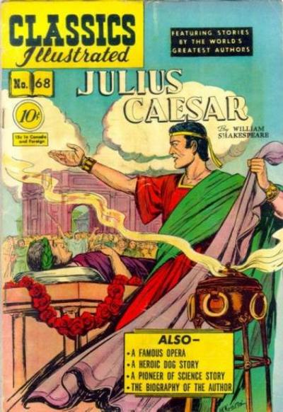Julius Caesar #68 (1950) Comic Books Classics Illustrated