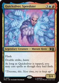 Quicksilver, Speedster