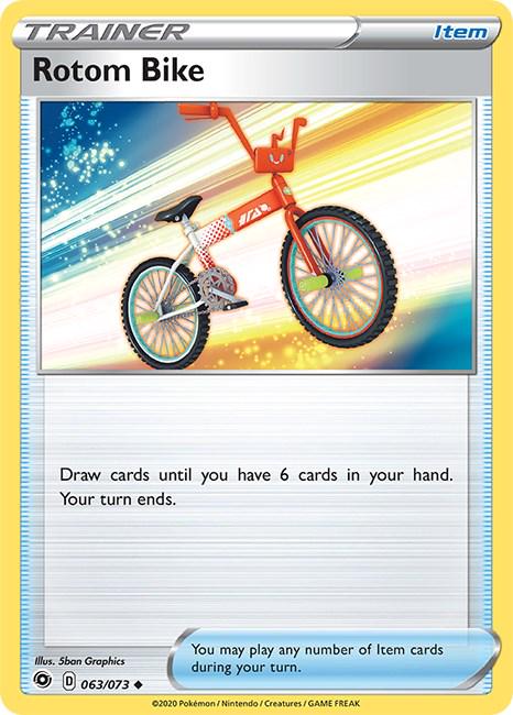 Rotom Bike #63 Pokemon Champion's Path