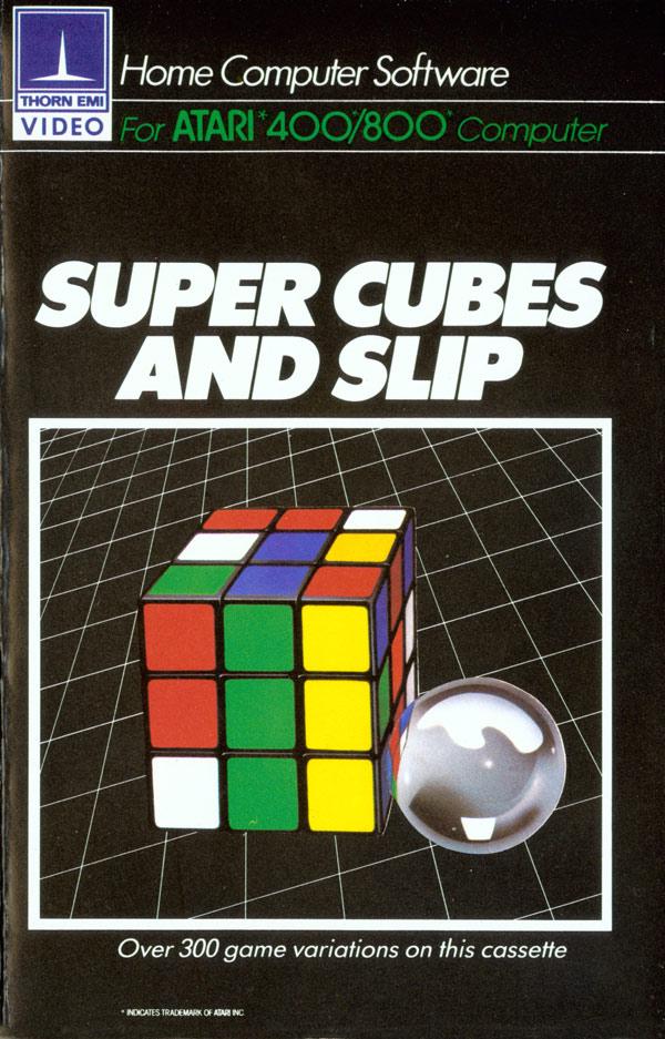 Super Cubes and Slips Atari 400