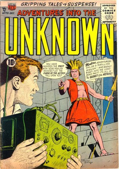 Adventures into the Unknown #79 (1956) Comic Books Adventures into the Unknown