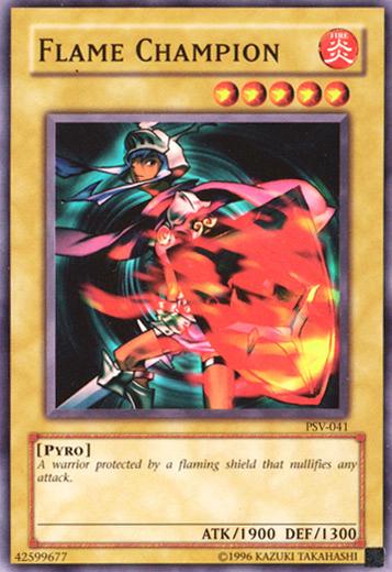Flame Champion PSV-041 YuGiOh Pharaoh's Servant