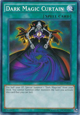 Dark Magic Curtain YGLD-ENB18 YuGiOh Yugi's Legendary Decks