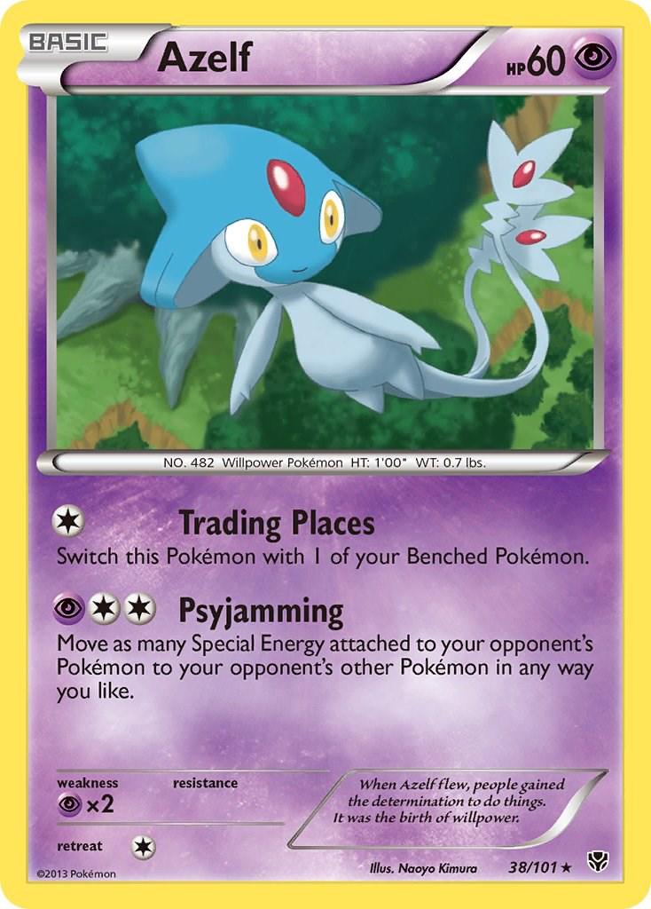 Azelf #38 Pokemon Plasma Blast