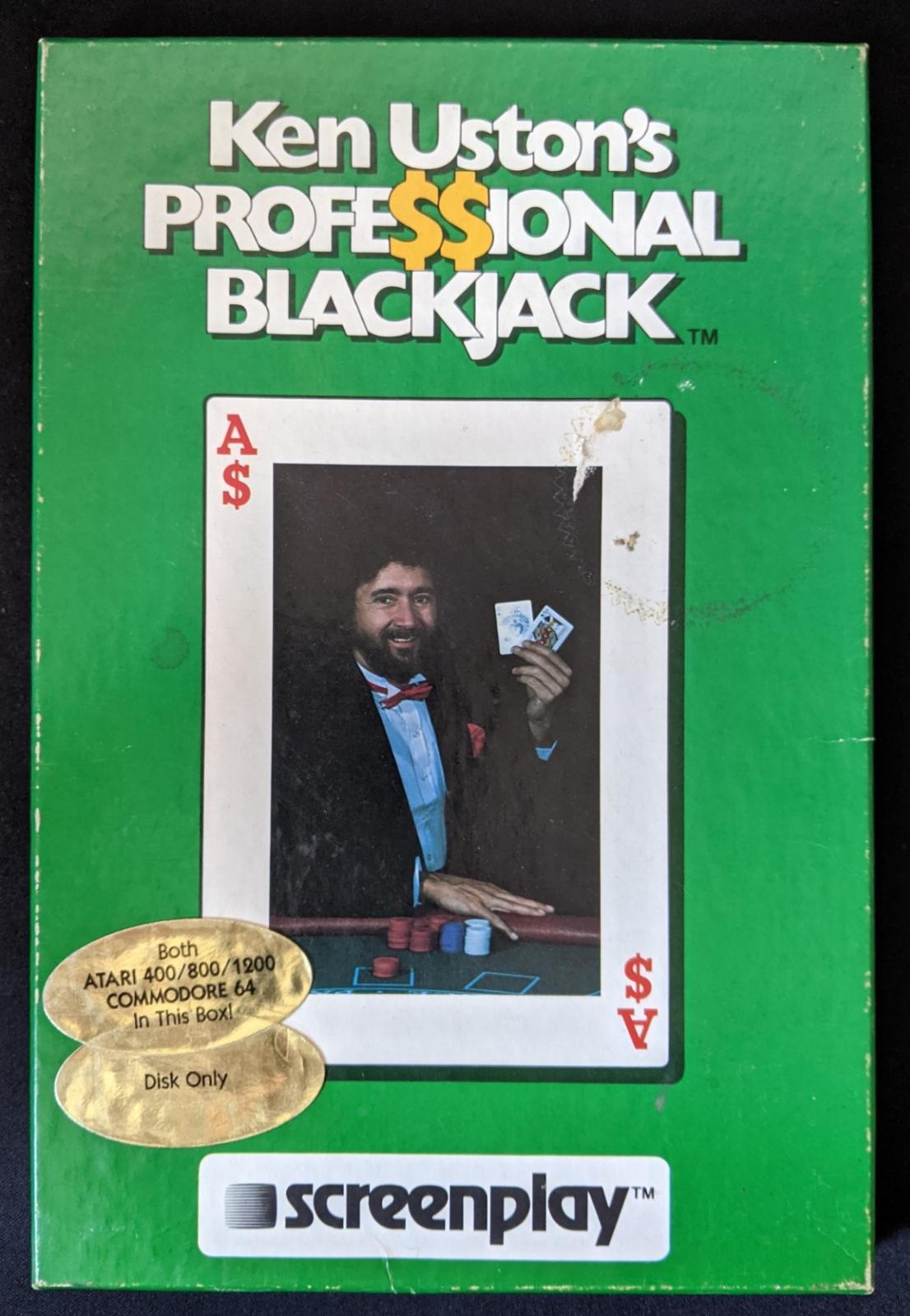 Ken Uston's Professional Blackjack Commodore 64