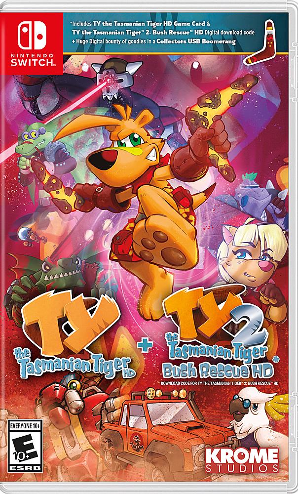 Ty The Tasmanian Tiger HD + Ty The Tasmanian Tiger 2: Bush Rescue HD Bundle Nintendo Switch