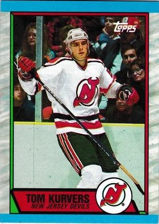 Tom Kurvers #9 Hockey Cards 1989 Topps