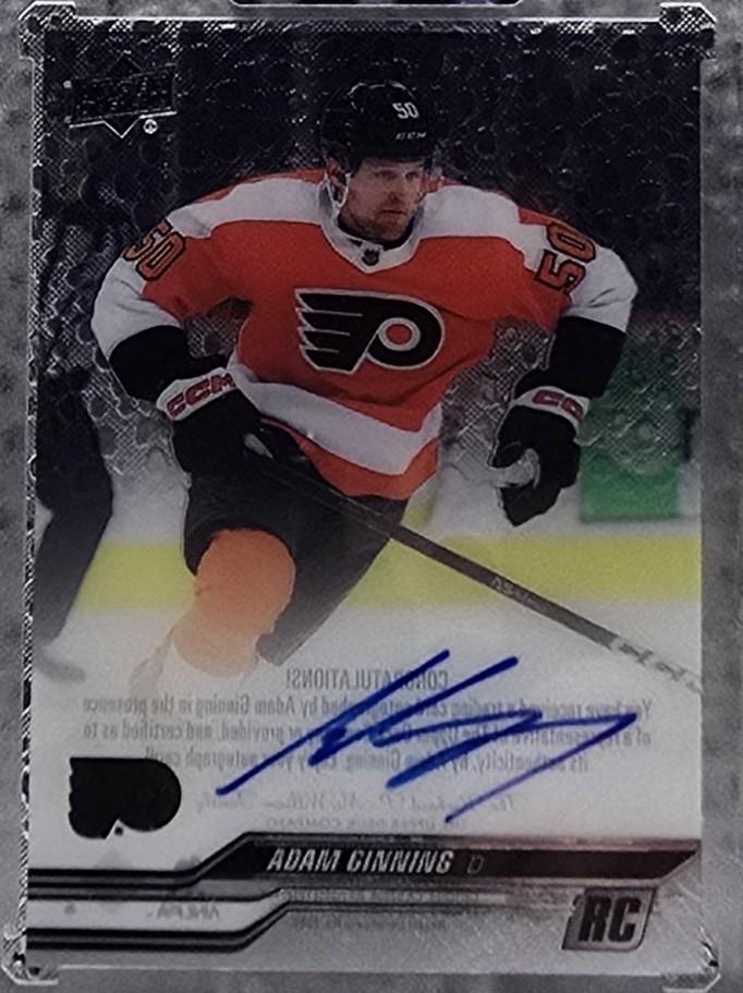 Adam Ginning #CC-AG Hockey Cards 2023 Upper Deck Clear Cut