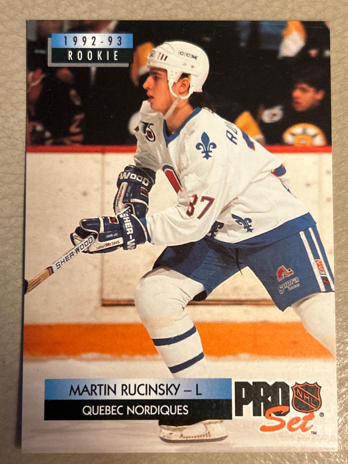 Martin Rucinsky #238 1992-93 Pro Set Hockey