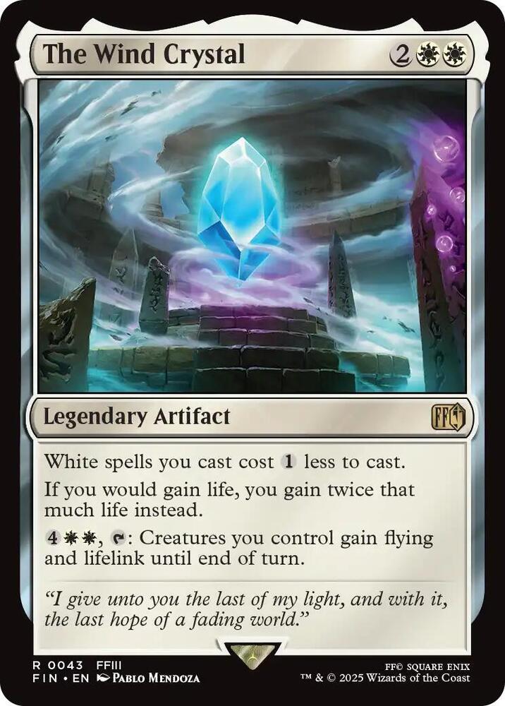 The Wind Crystal [Foil] #43 Prices | Magic Final Fantasy | Magic Cards