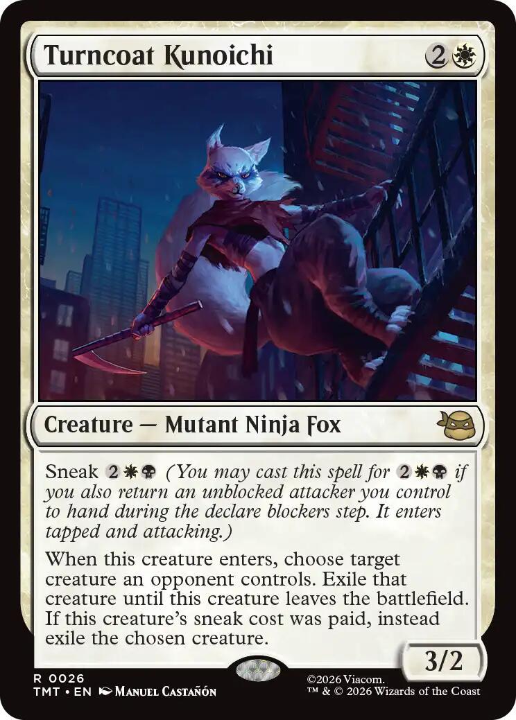 Tap to enlarge Turncoat Kunoichi, Magic Teenage Mutant Ninja Turtles