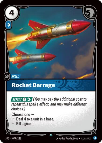 Rocket Barrage front