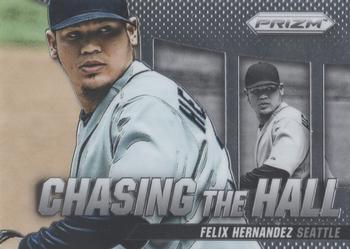 Felix Hernandez #15 Baseball Cards 2014 Panini Prizm Chasing the Hall