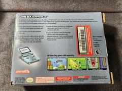 Box Rear | Pearl Blue GameBoy Advance SP [AGS-101] GameBoy Advance