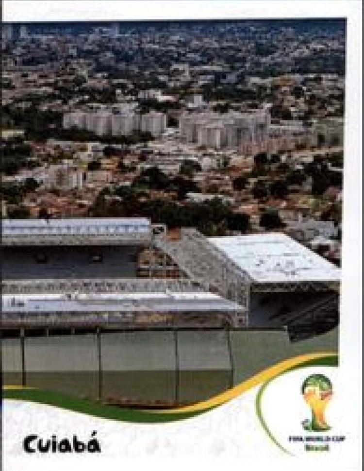 Arena Pantanal #13 Soccer Cards 2014 Panini World Cup Stickers