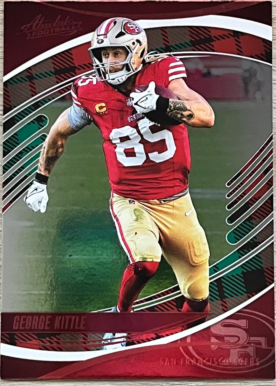 George Kittle #18 2025 Panini Absolute Countdown Calendar Football