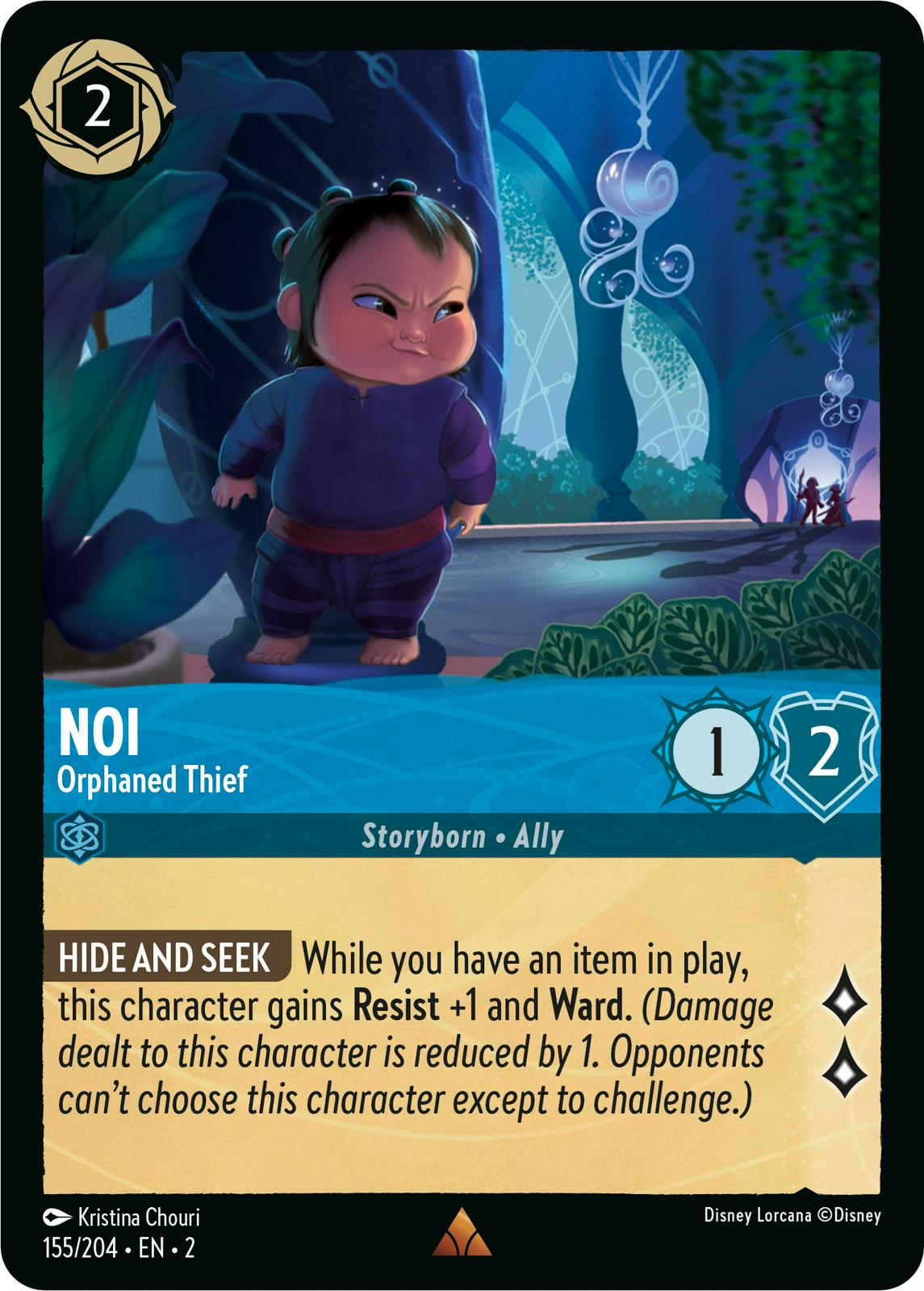 Noi - Orphaned Thief #155 Lorcana Rise of the Floodborn