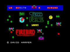 Loding Screen | Terra Force ZX Spectrum