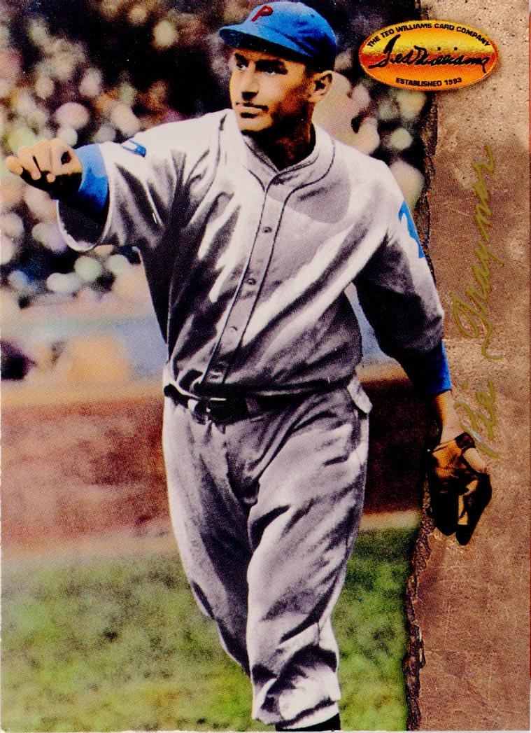 Pie Traynor #80 Baseball Cards 1994 Ted Williams Co