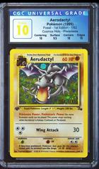 Aerodactyl [Gold Prerelease 1st Edition] #1 from Pokemon Fossil set