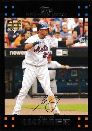Carlos Gomez #UH155 Baseball Cards 2007 Topps Update & Highlights