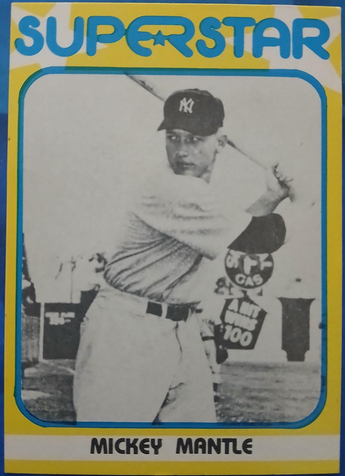 Mickey Mantle #33 Baseball Cards 1982 TCMA Superstar