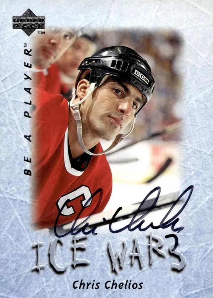 Chris Chelios #S211 1995 Upper Deck Be A Player Autographs Hockey