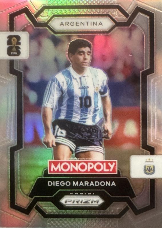 Diego Maradona [Silver] #3 Prices | 2026 Panini Prizm Monopoly