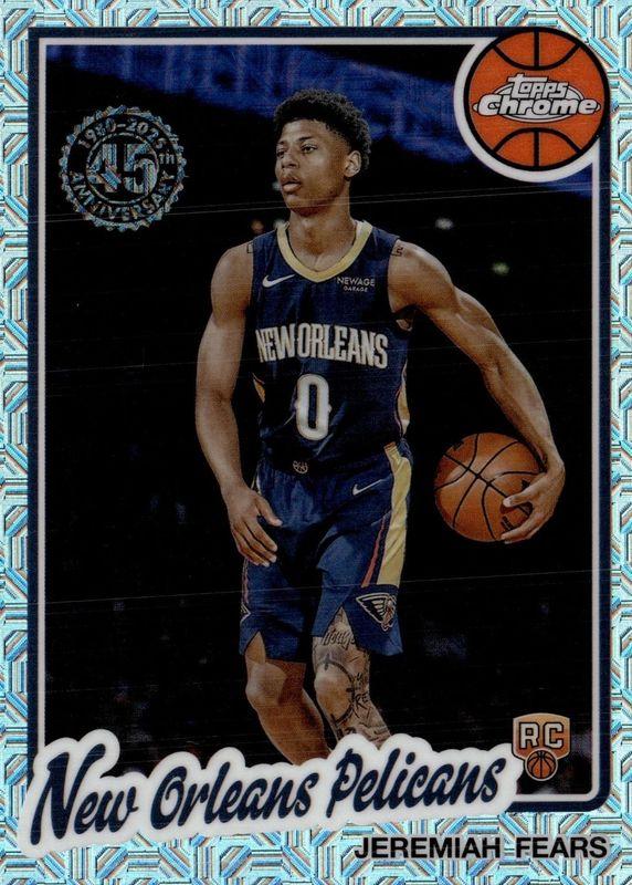 2025 Topps 1980 Chrome Jeremiah Fears #TC-JF card