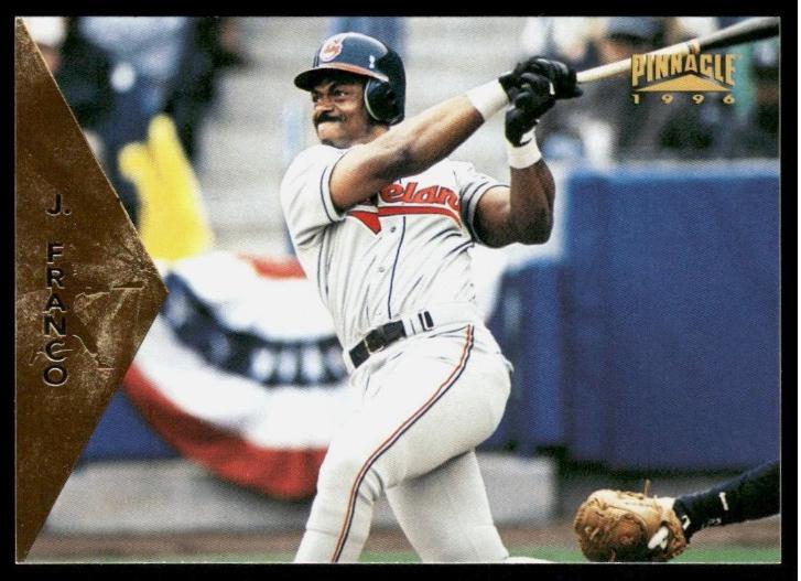 Julio Franco #347 1996 Pinnacle Baseball