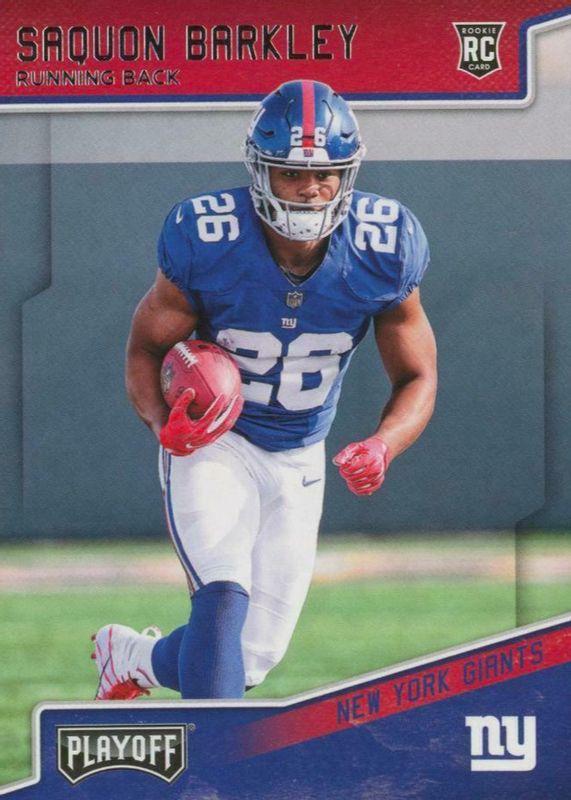 Saquon Barkley #201 Football Cards 2018 Panini Playoff
