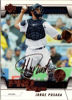Jorge Posada #61 2005 Upper Deck Pro Sigs Baseball