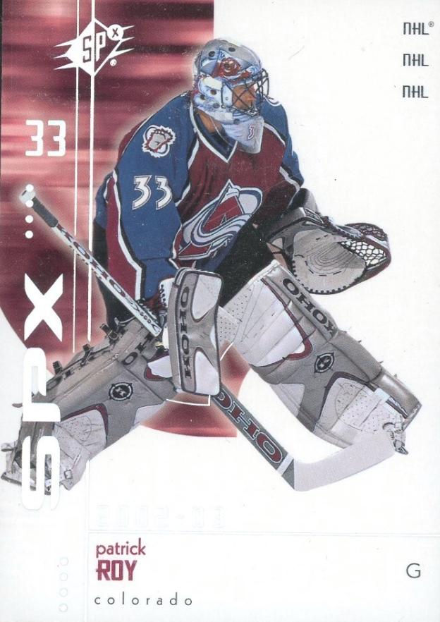 Patrick Roy #16 2002 Spx Hockey