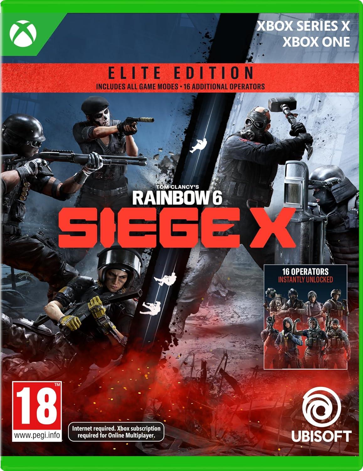 Carátula de Rainbow Six Siege X - Elite Edition para Xbox Series X (edición PAL España)