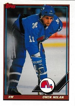 Owen Nolan #64 Hockey Cards 1991 Topps