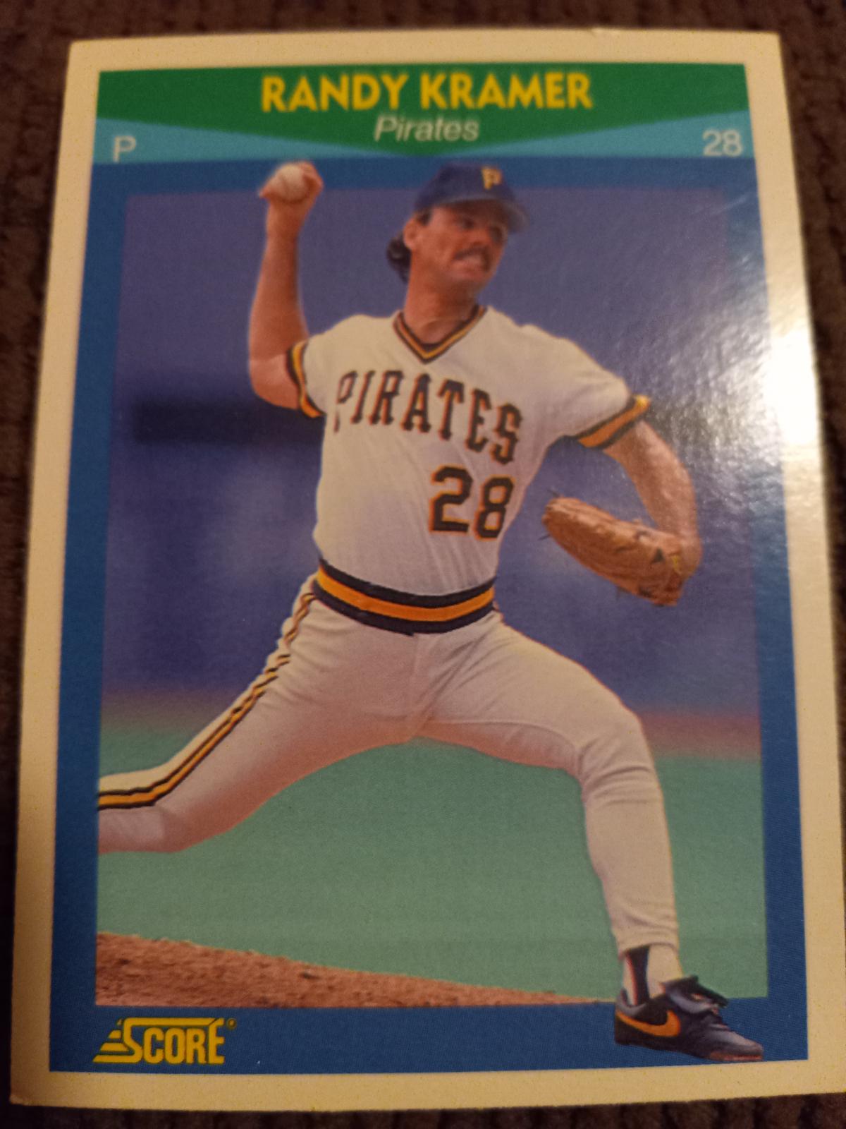 Randy Kramer #41 Baseball Cards 1990 Score Rising Stars