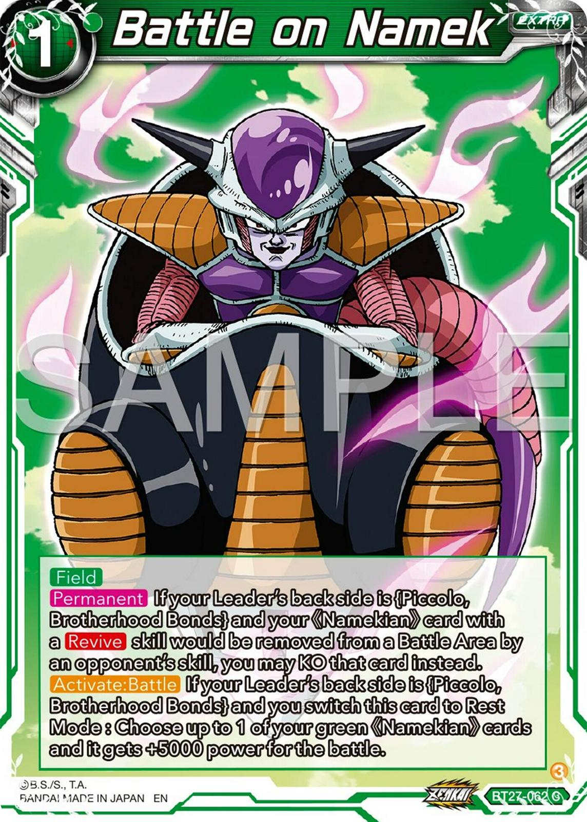 Battle on Namek BT27-062 Dragon Ball Super: History of Z